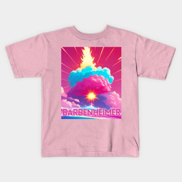 Barbenheimer Kids T-Shirt by Whisky1111